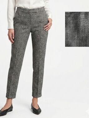 NWOT WHBM Tweed The Slim Ankle Pants Size 2